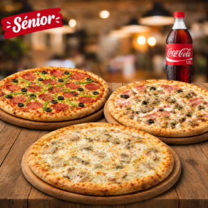 3 Pizzas Sénior